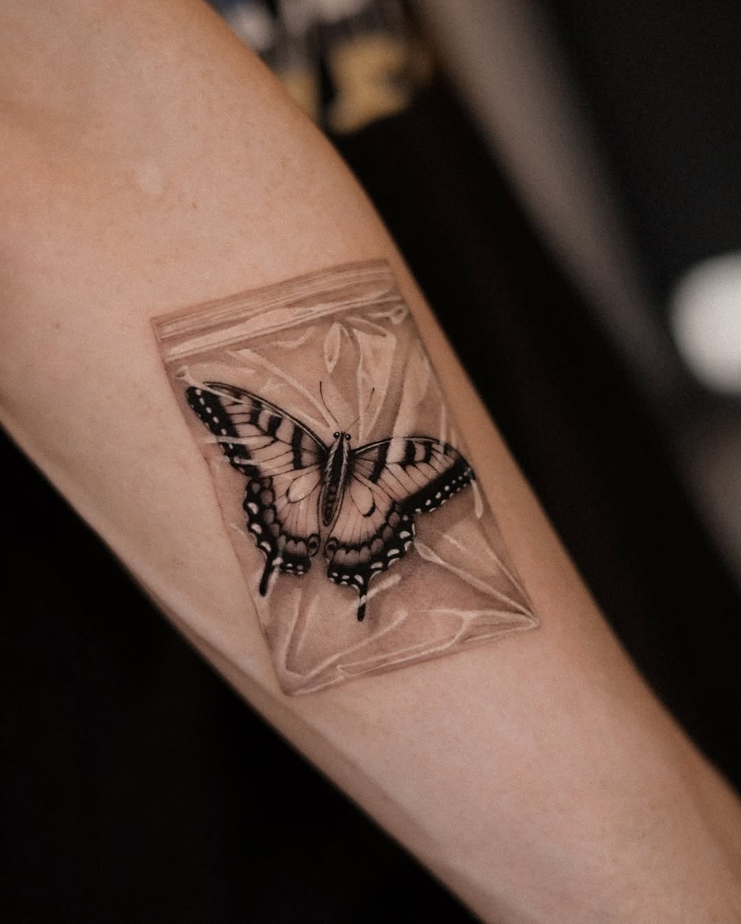 Tattoo by @dionne.tattoo โ realism, black_and_grey