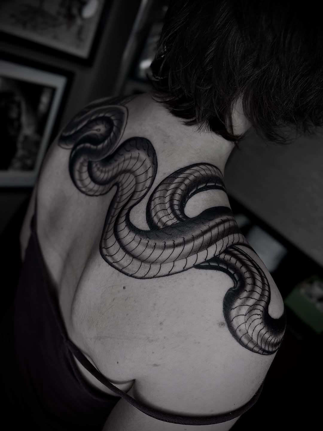 Tattoo by @lorenzotattoos — black_and_grey, realism