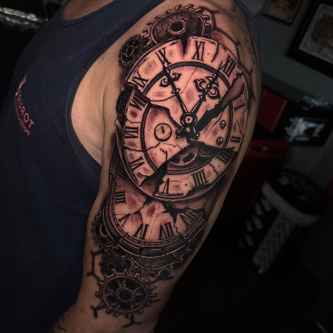 Tattoo by @mtc.tattoos β realism, black_and_grey