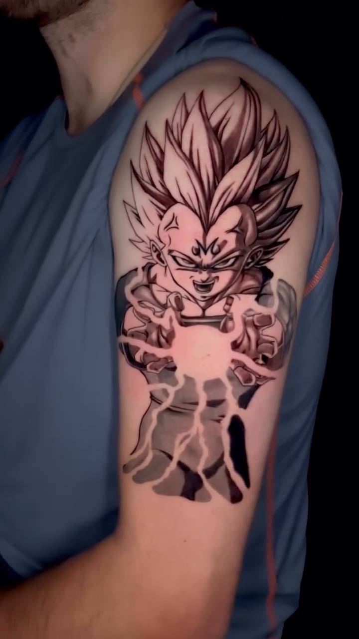 Tattoo by @wenghiskhan_tattoos — anime