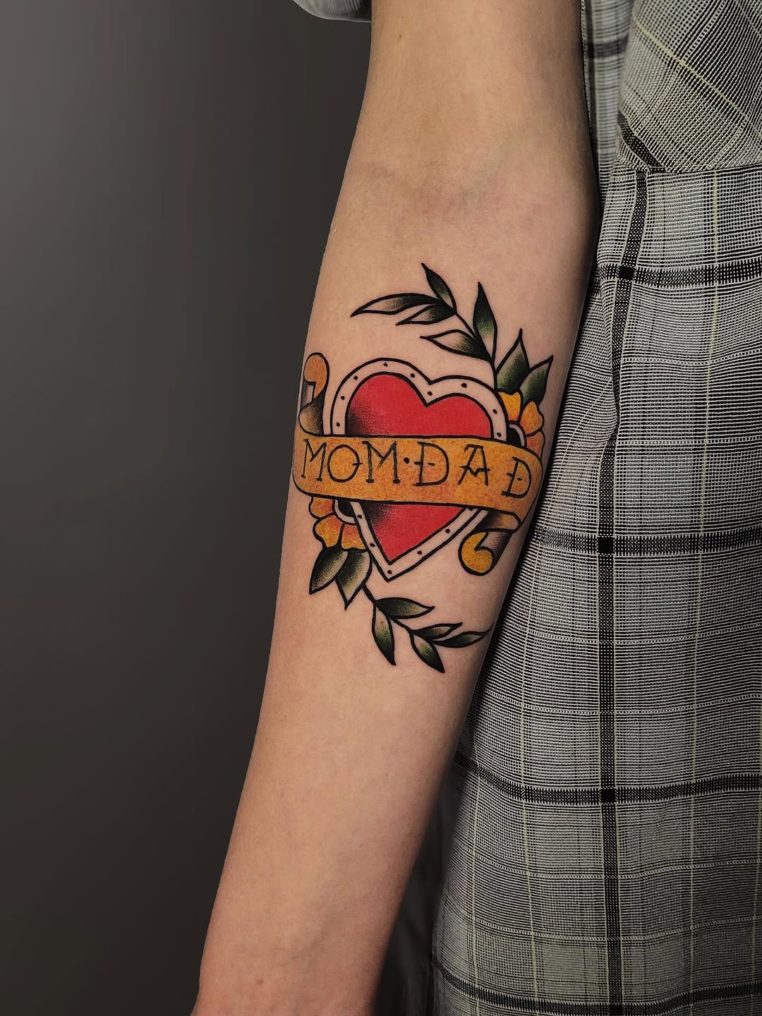 Tattoo by @letniy_tattoo — american_traditional, lettering_script