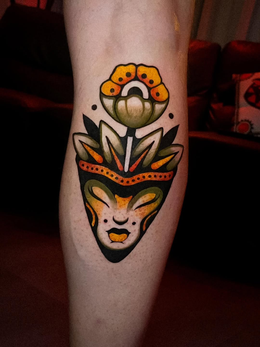 Tattoo by @rogerkampo — neo_traditional, blackwork
