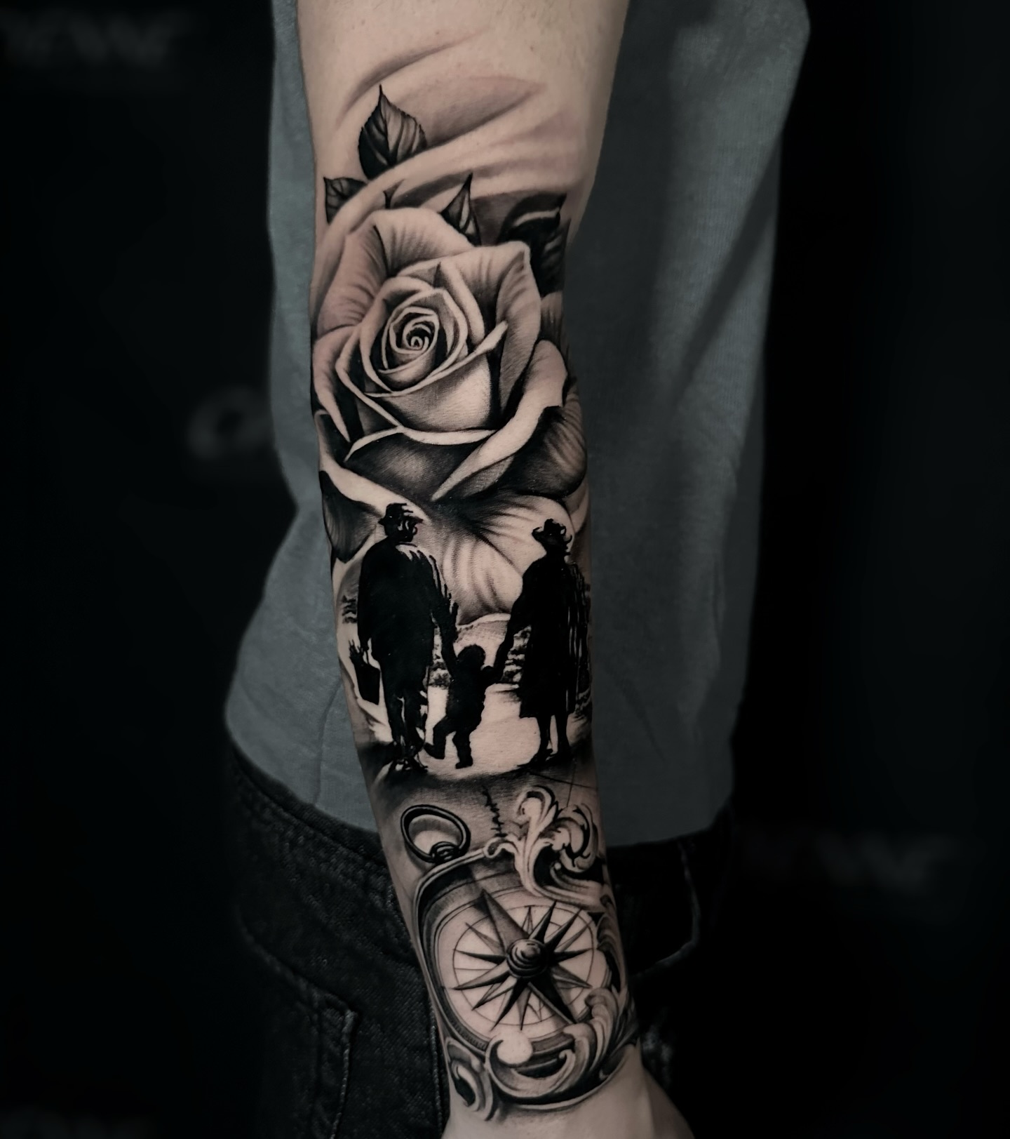 Tattoo by @giuseppe_gibi_bonelli — realism, black_and_grey