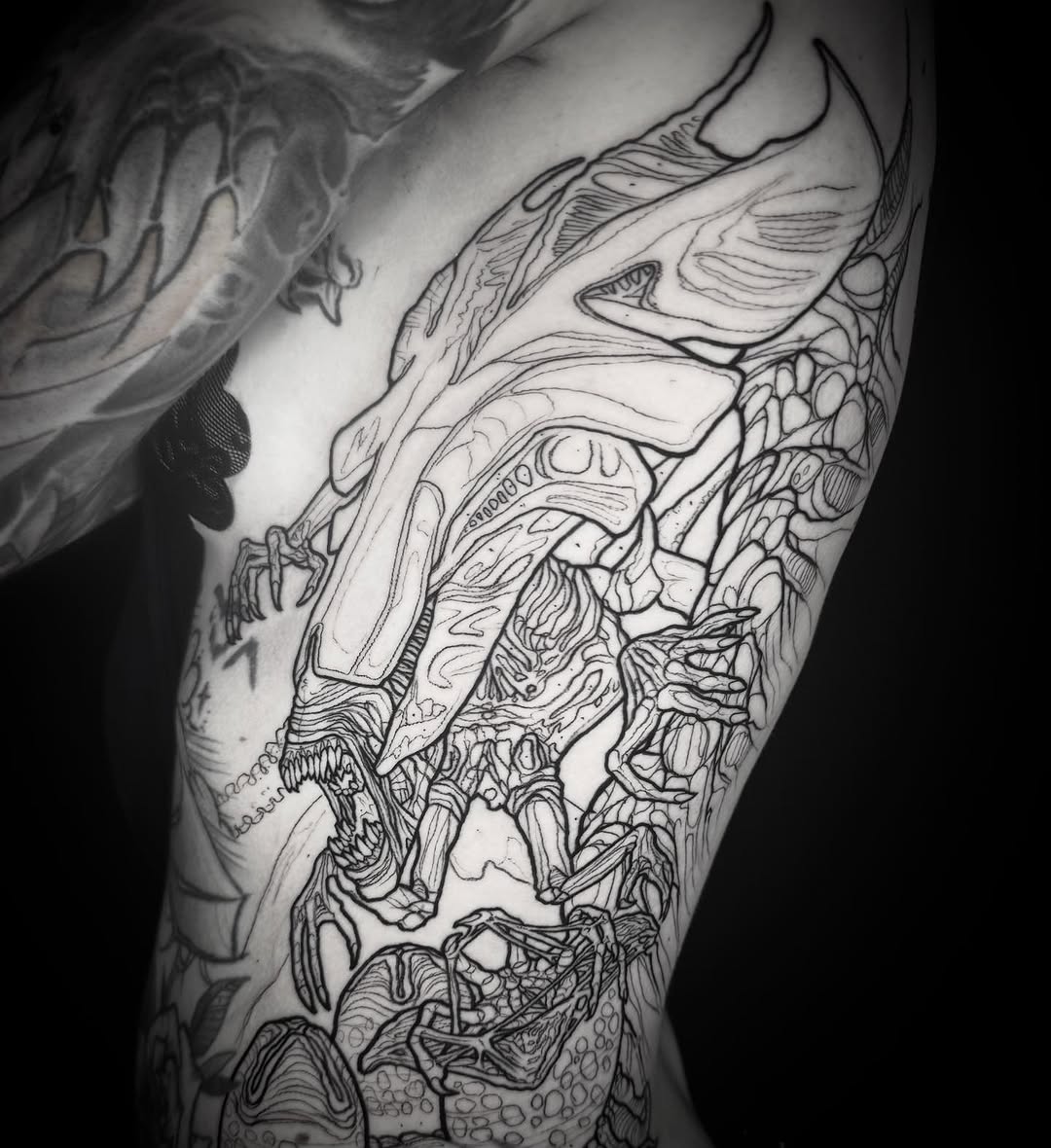 Tattoo by @wtc3art — realism, black_and_grey
