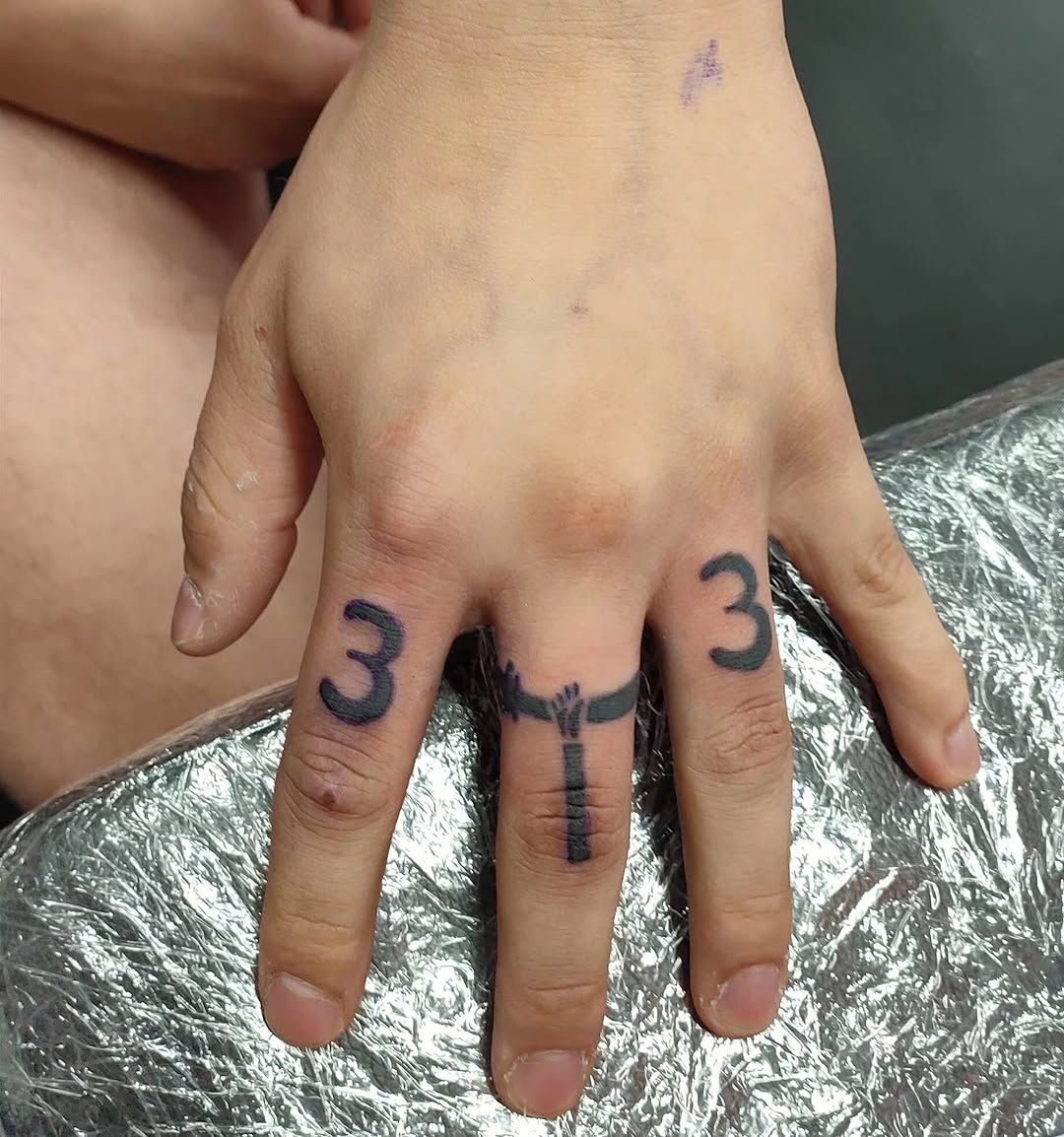 Tattoo by @sydneywalkintattoo — lettering_script, blackwork