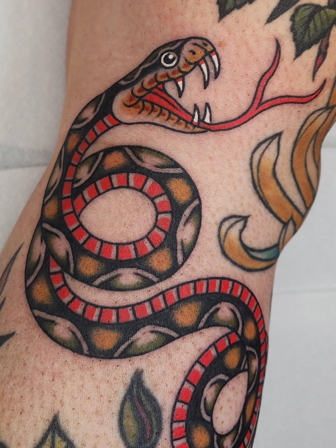 Tattoo by @adambarnestattooer β american_traditional