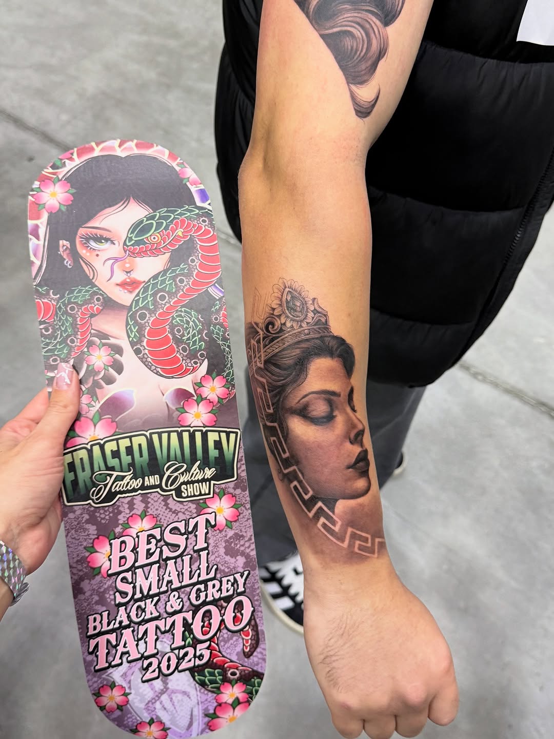 Tattoo by @irena.tattooing — realism, black_and_grey