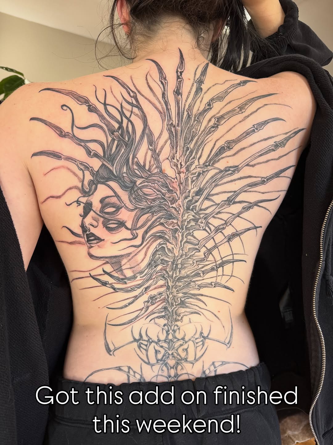 Tattoo by @blackbenny — dark_realism, blackwork