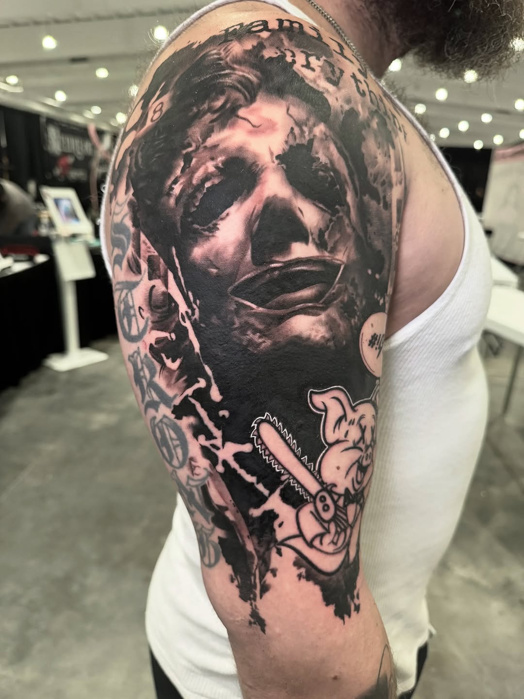 Tattoo by @inkedannarchy — realism, blackwork