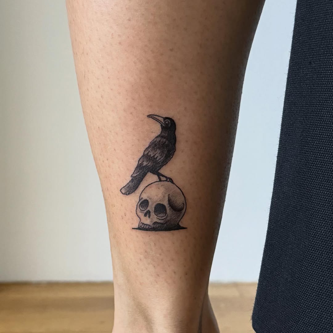 Tattoo by @kirstendeanna — black_and_grey, realism