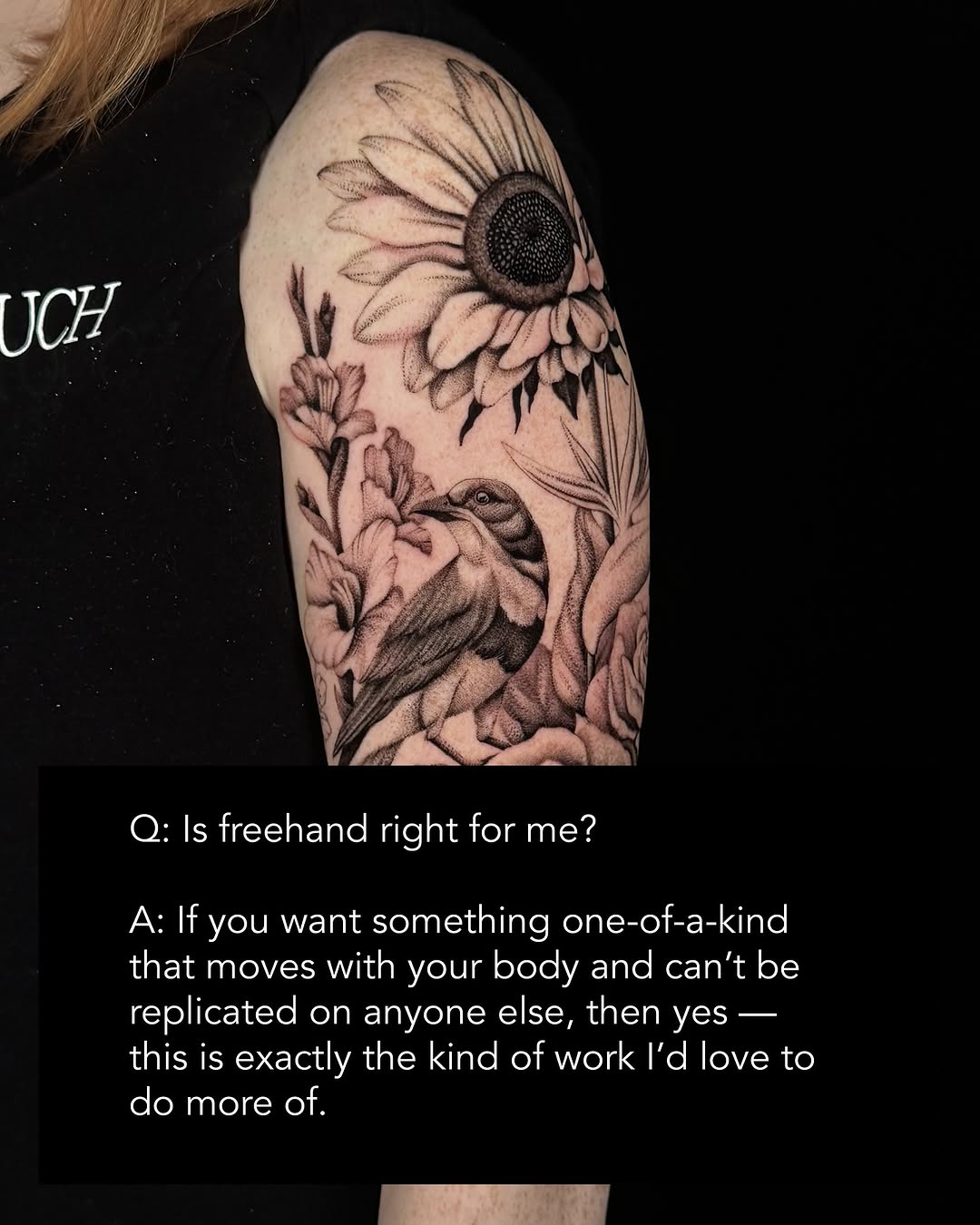 Tattoo by @fineartunbound — realism, dotwork