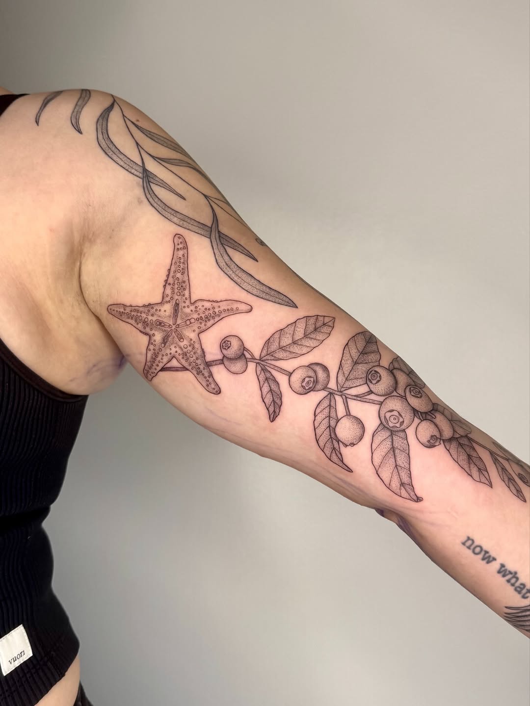 Tattoo by @shan_tattoos β fine_line, black_and_grey