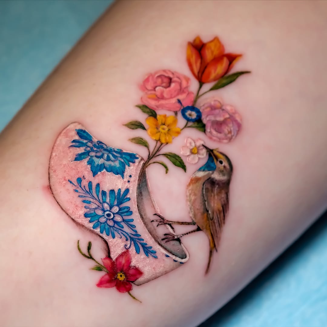 Tattoo by @inkynas — realism, illustrative