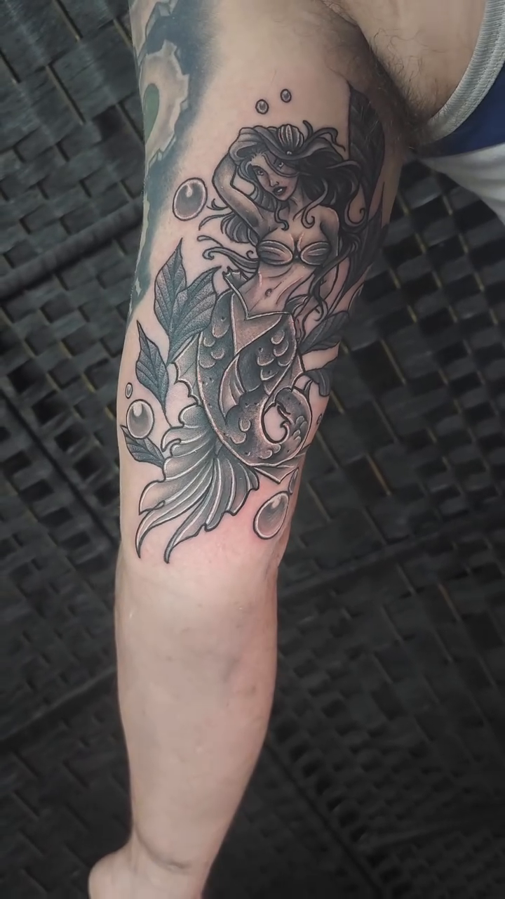 Tattoo by @7jynx13 — japanese_irezumi, black_and_grey