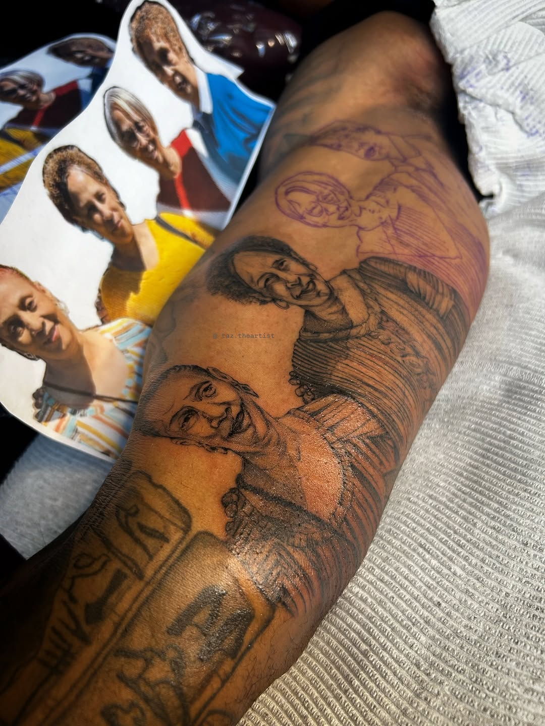 Tattoo by @taztheartist.tattoos โ realism, black_and_grey
