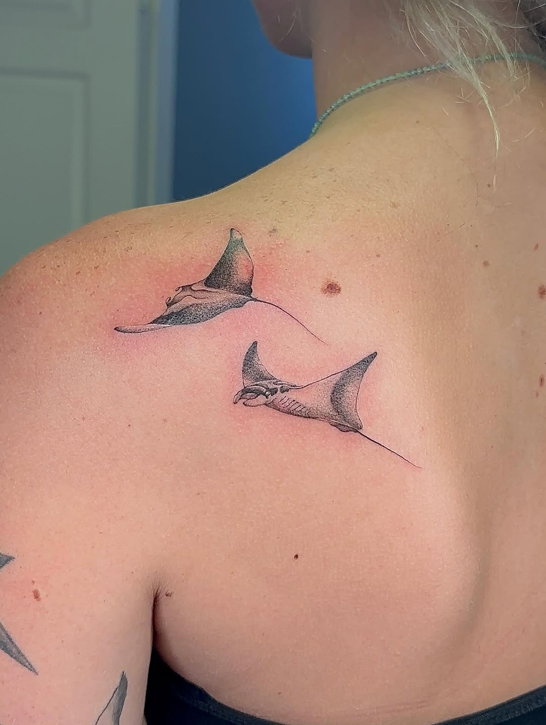 Tattoo by @bboujeeink2 — black_and_grey, fine_line