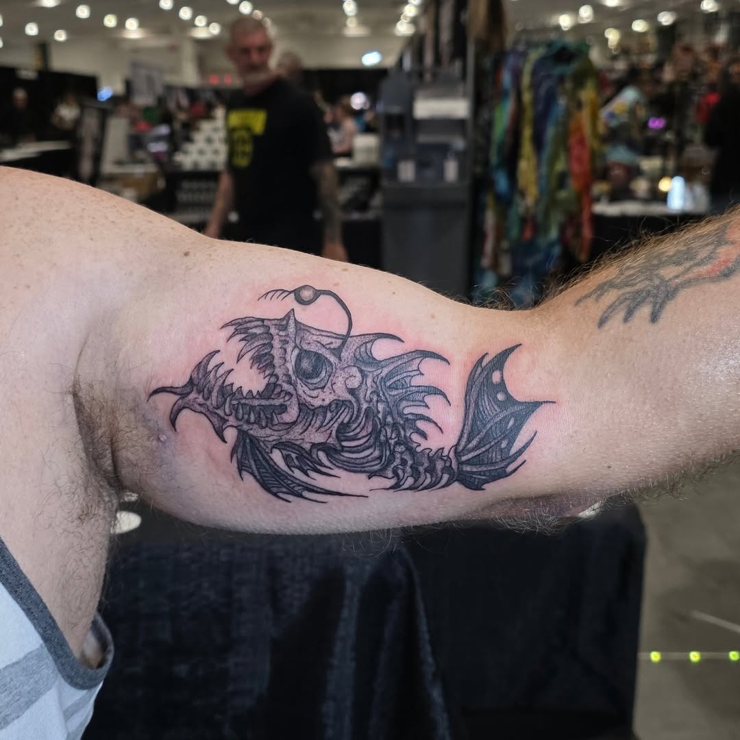 Tattoo by @rome_ink_tattoo — dark_realism, blackwork