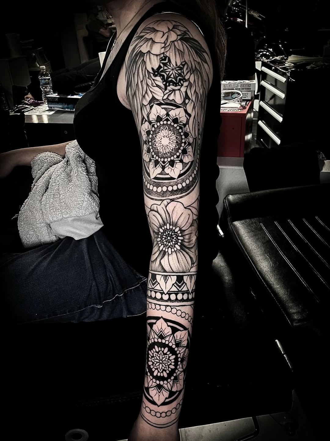 Tattoo by @lilferntattoo — blackwork