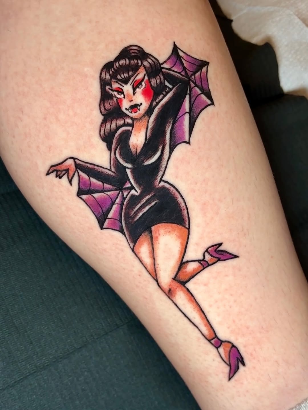 Tattoo by @lillythetattooer — american_traditional, new_school