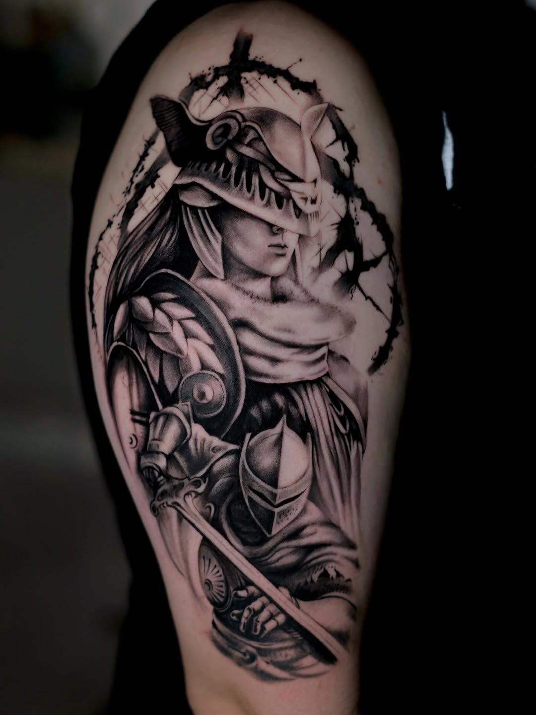 Tattoo by @tattoo_dzhyhov — black_and_grey, realism