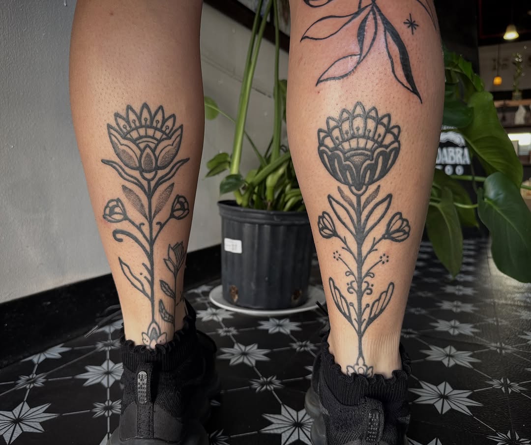 Tattoo by @lilmazetattoos β fine_line, black_and_grey
