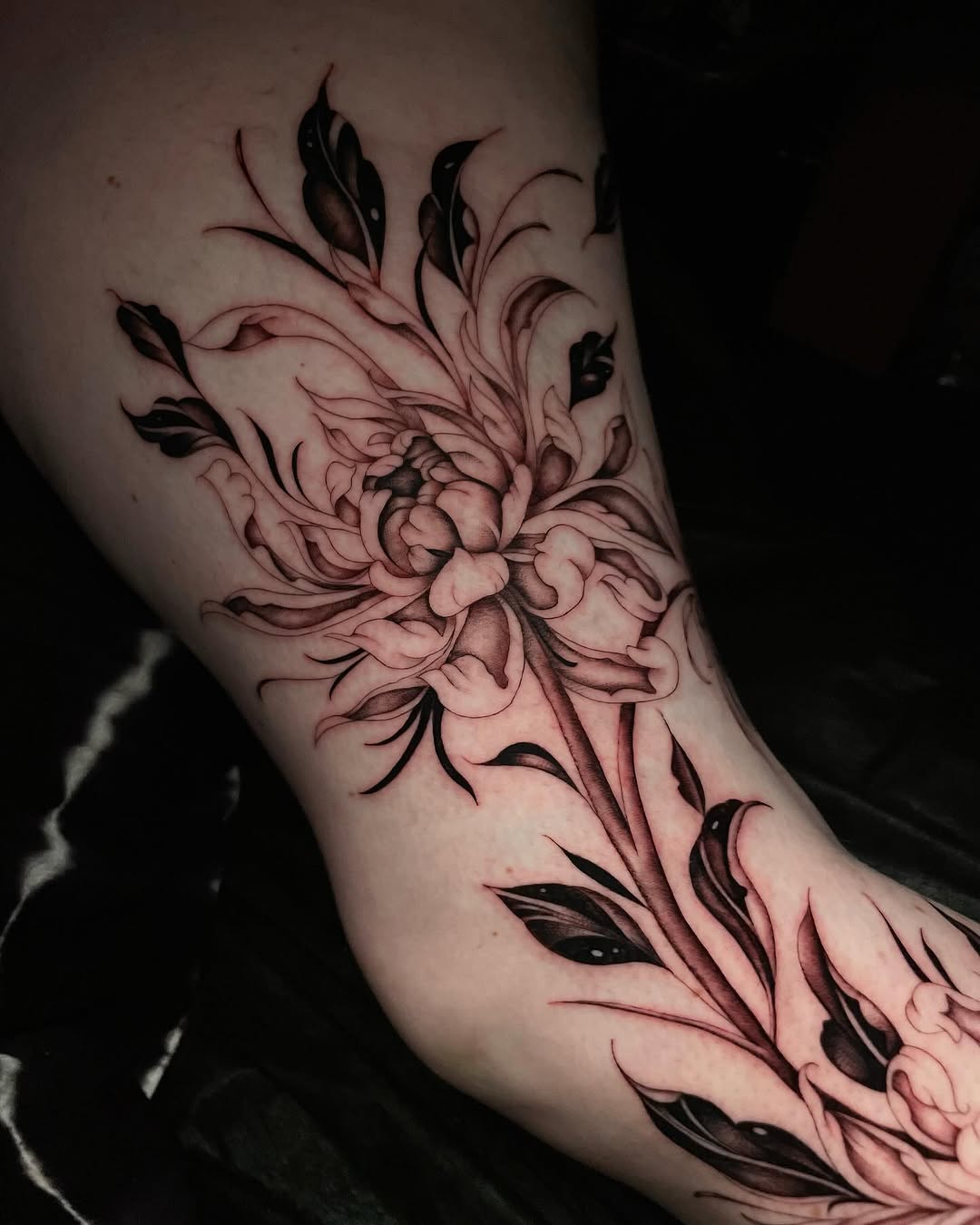 Tattoo by @cvssandra.art — black_and_grey, realism