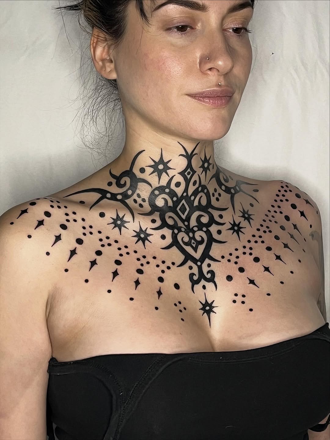 Tattoo by @hollydanesi โ blackwork, ornamental