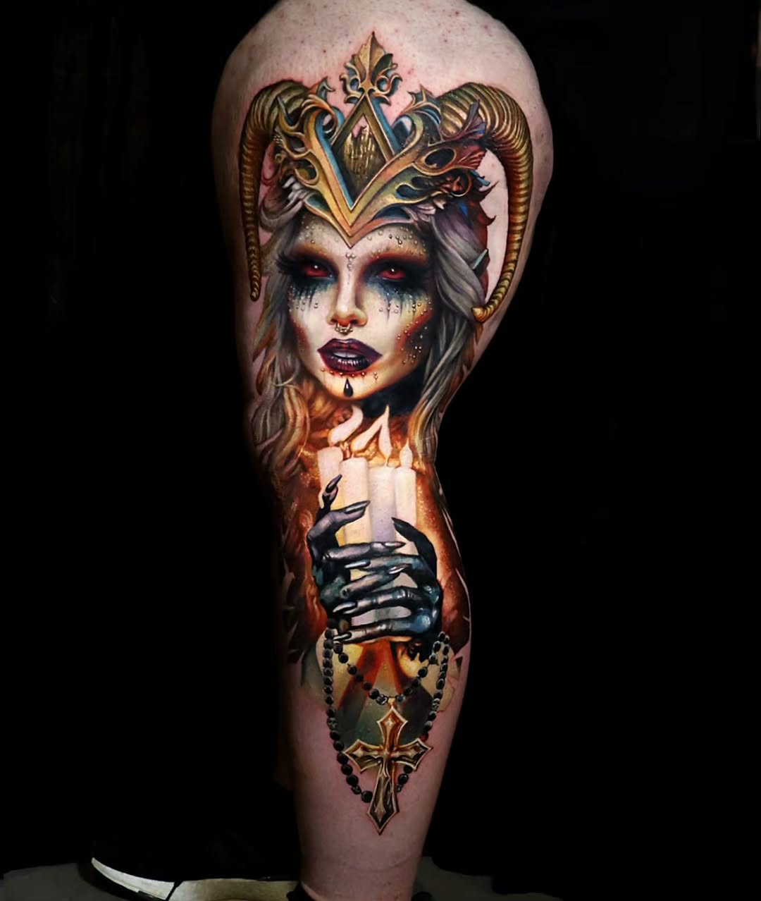 Tattoo work at Tatak International Tatu Expo 2026