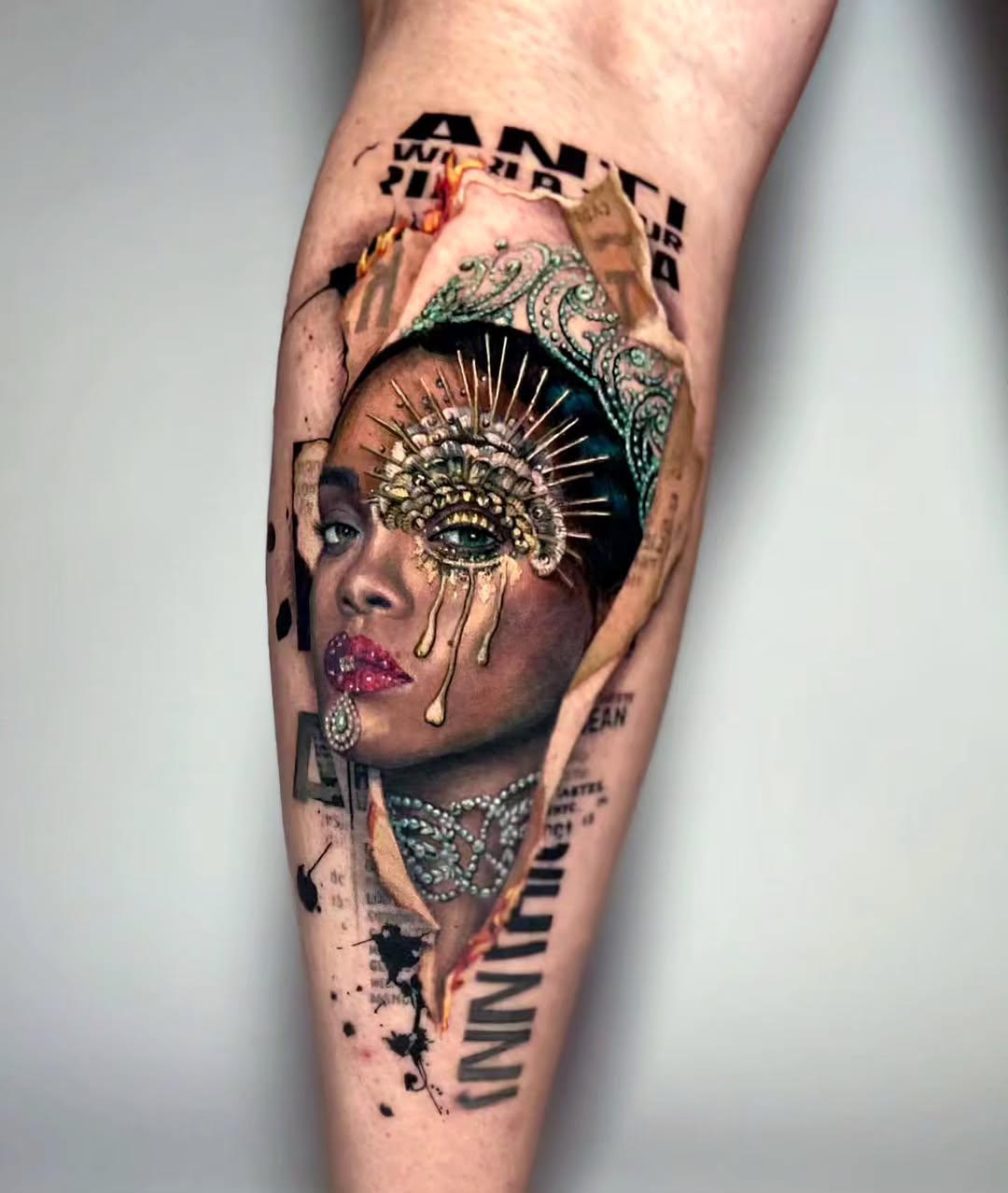 Tattoo work at Tatak International Tatu Expo 2026