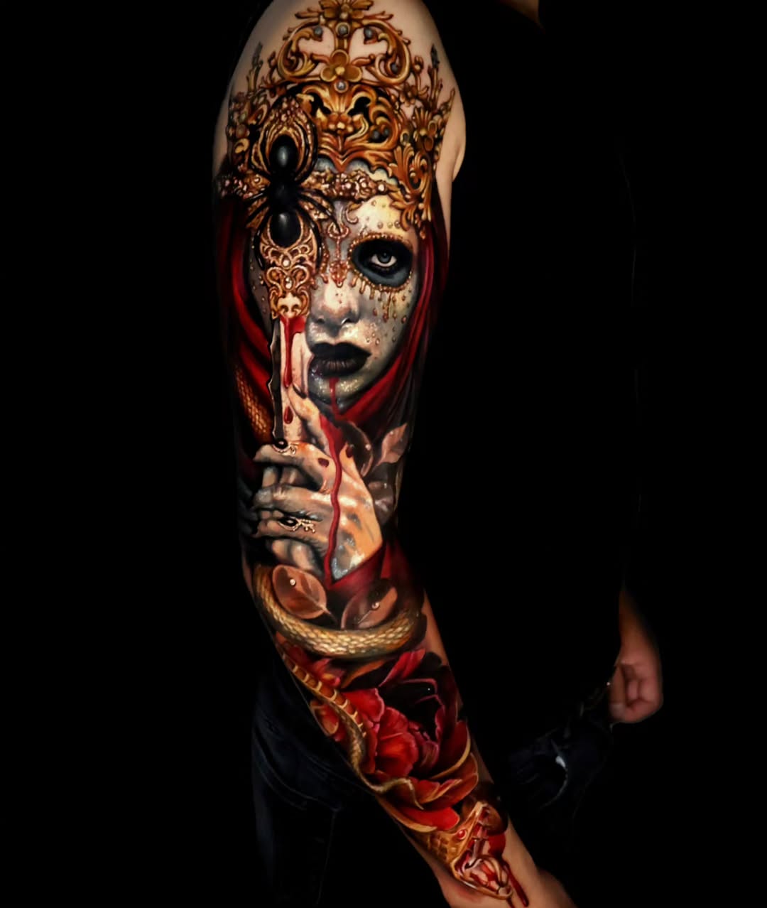 Tattoo work at Tatak International Tatu Expo 2026