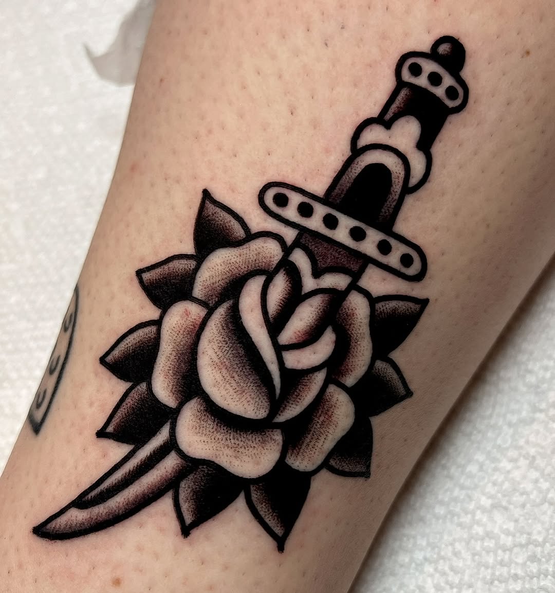 Tattoo by @ianjettnyc — american_traditional, black_and_grey