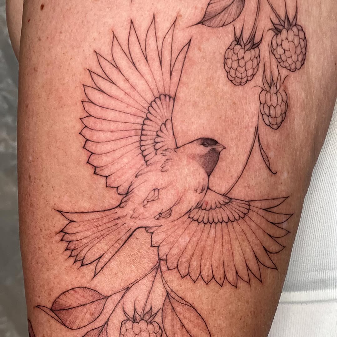 Tattoo by @cupidnegra β fine_line, illustrative