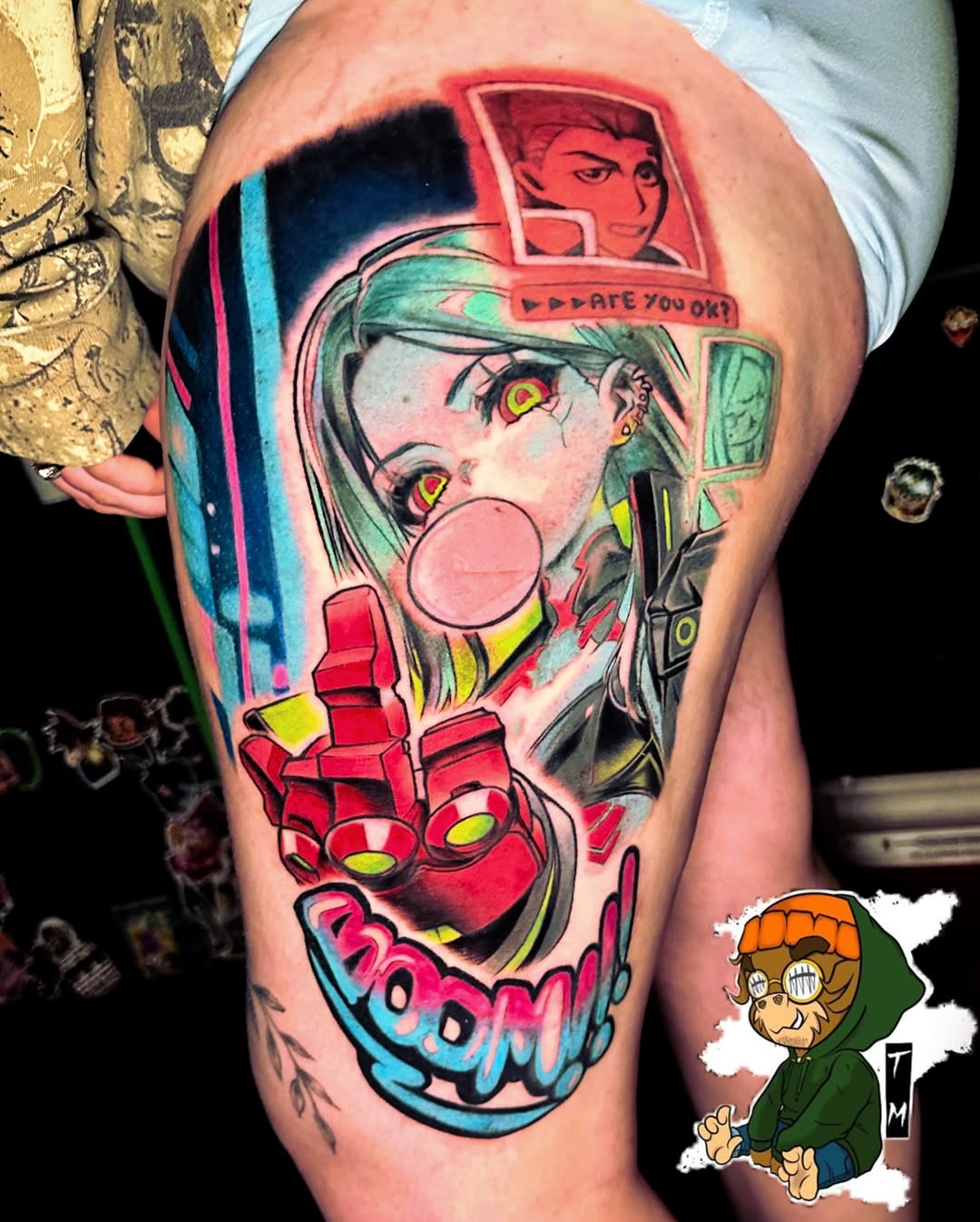 Tattoo by @tattedmonkey_tattoos — anime