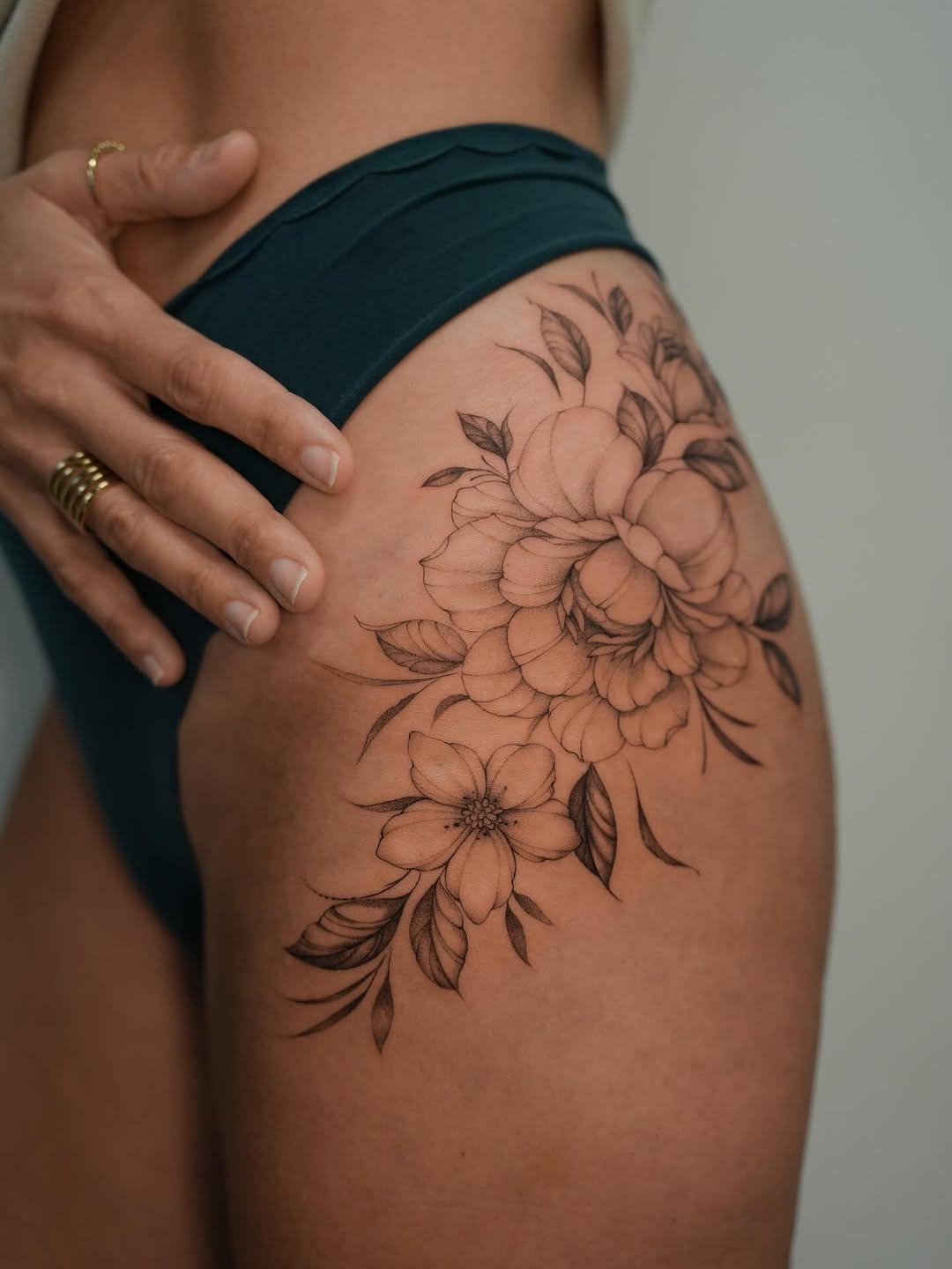 Tattoo by @lolavtattoo — fine_line, black_and_grey