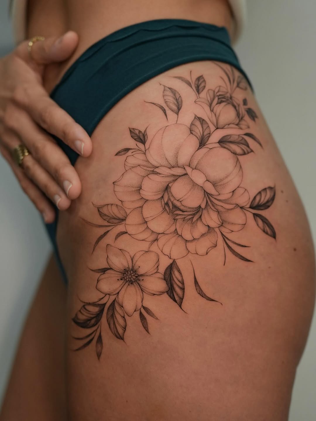 Tattoo by @lolavtattoo — fine_line, black_and_grey