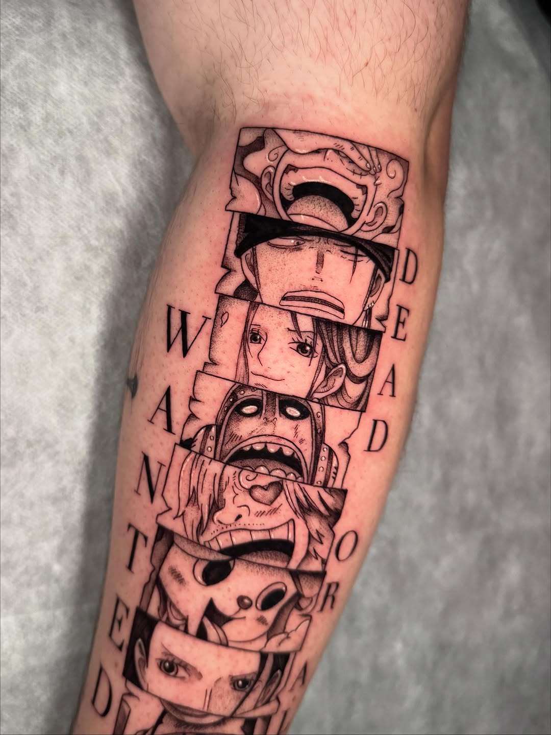 Tattoo by @hackytats — anime, lettering_script