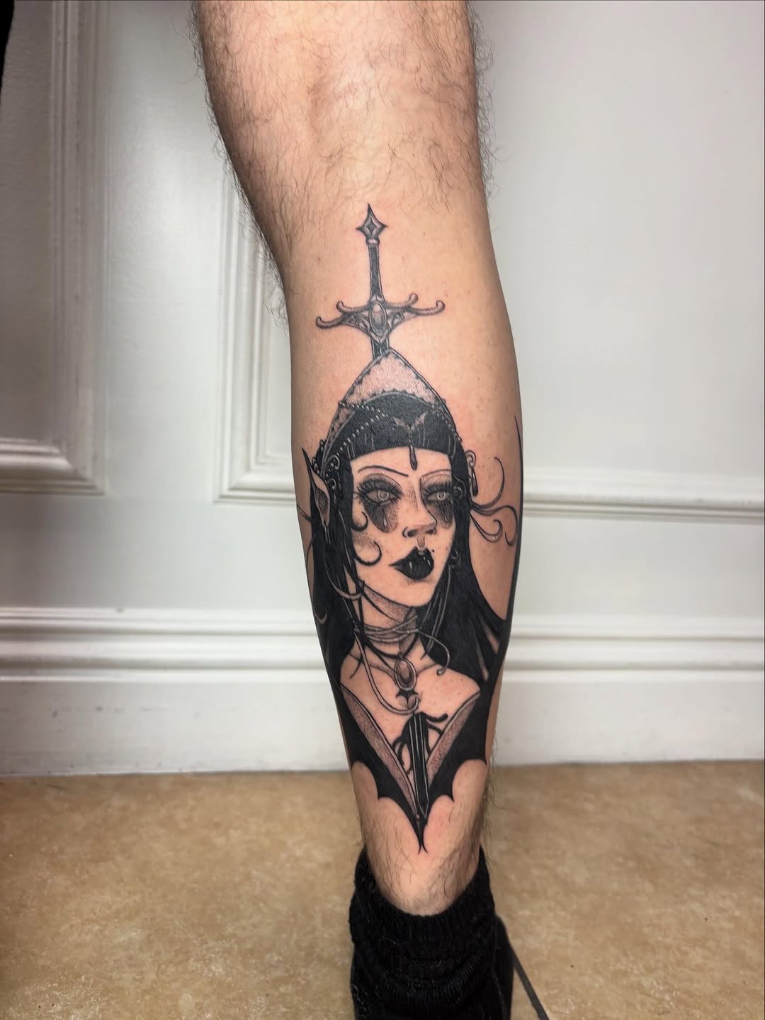 Tattoo by @inkkate_ — dark_realism, blackwork