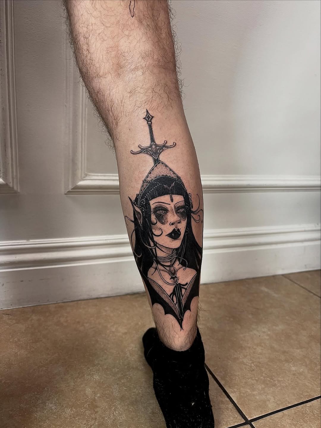 Tattoo by @inkkate_ — dark_realism, blackwork