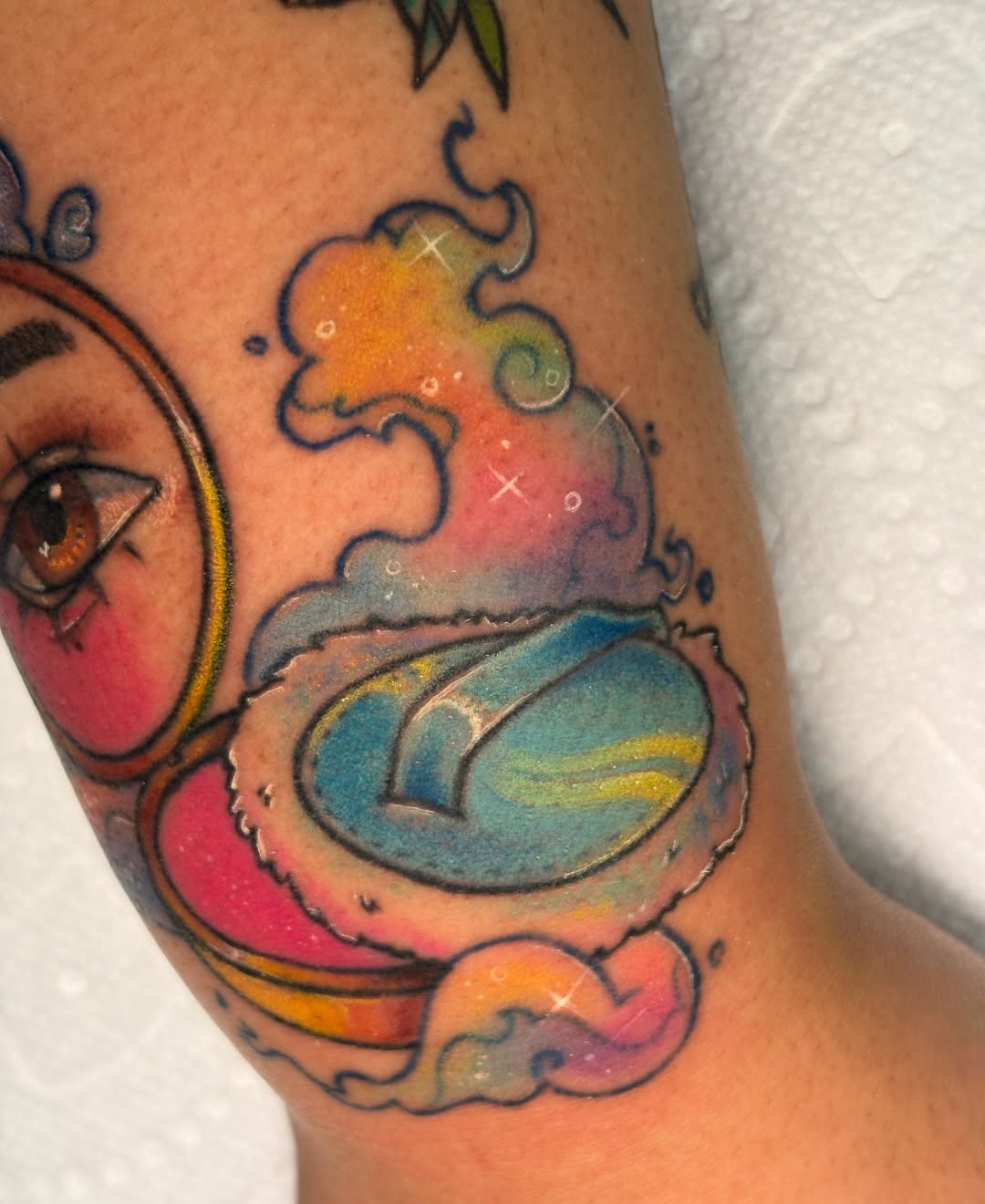 Tattoo by @frogtatz — illustrative, new_school