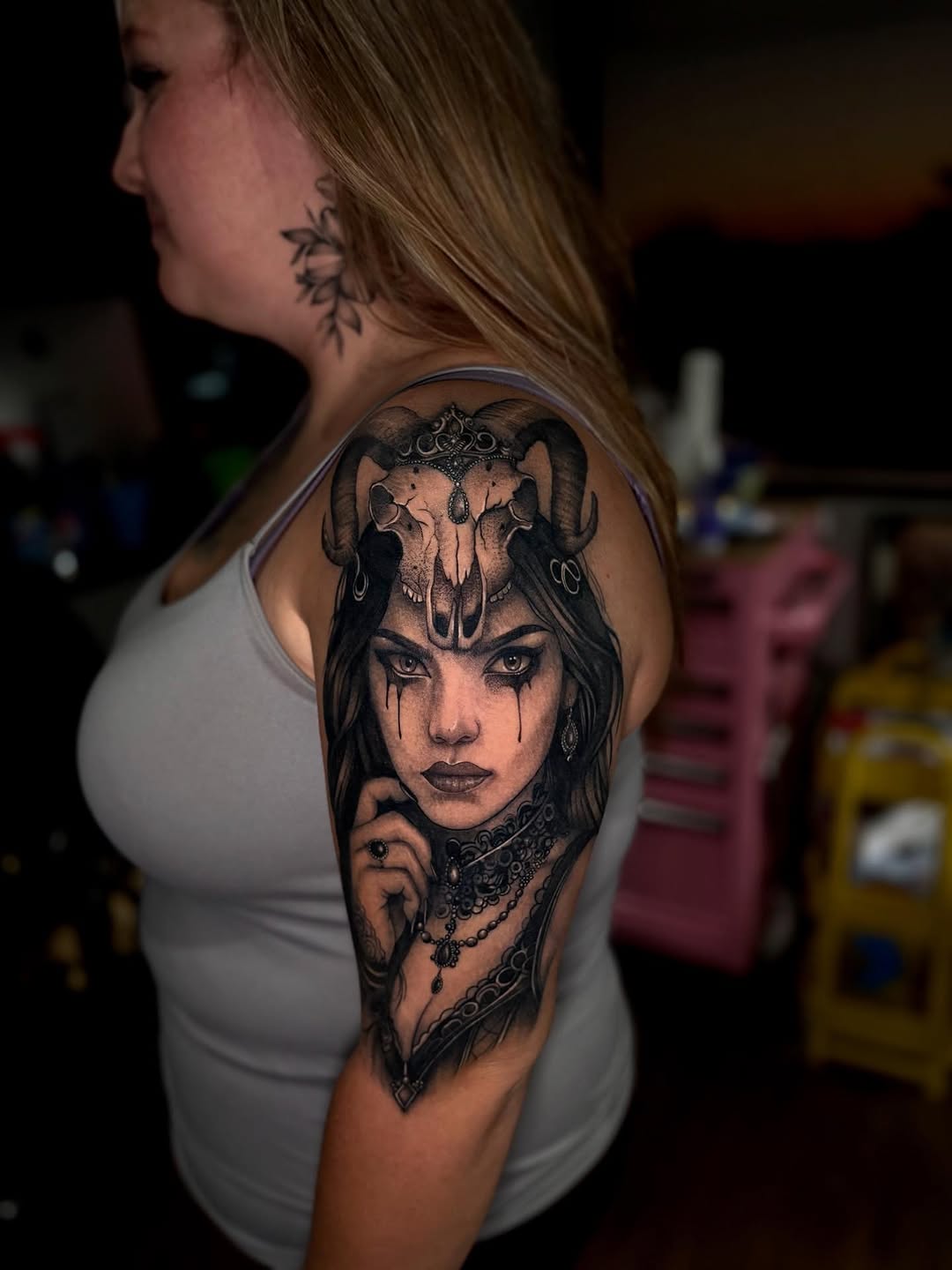 Tattoo by @zeaatattoos — realism, dark_realism