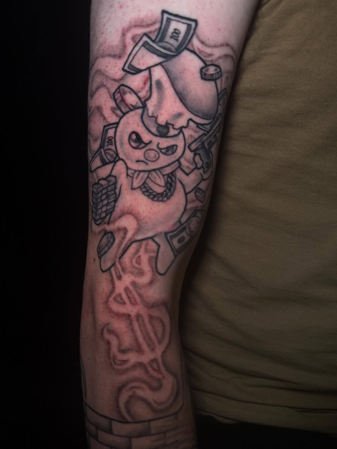 Tattoo by @d3athlore — new_school, black_and_grey