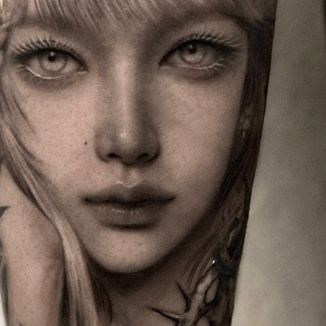 Tattoo by @tattooel_light โ realism, black_and_grey