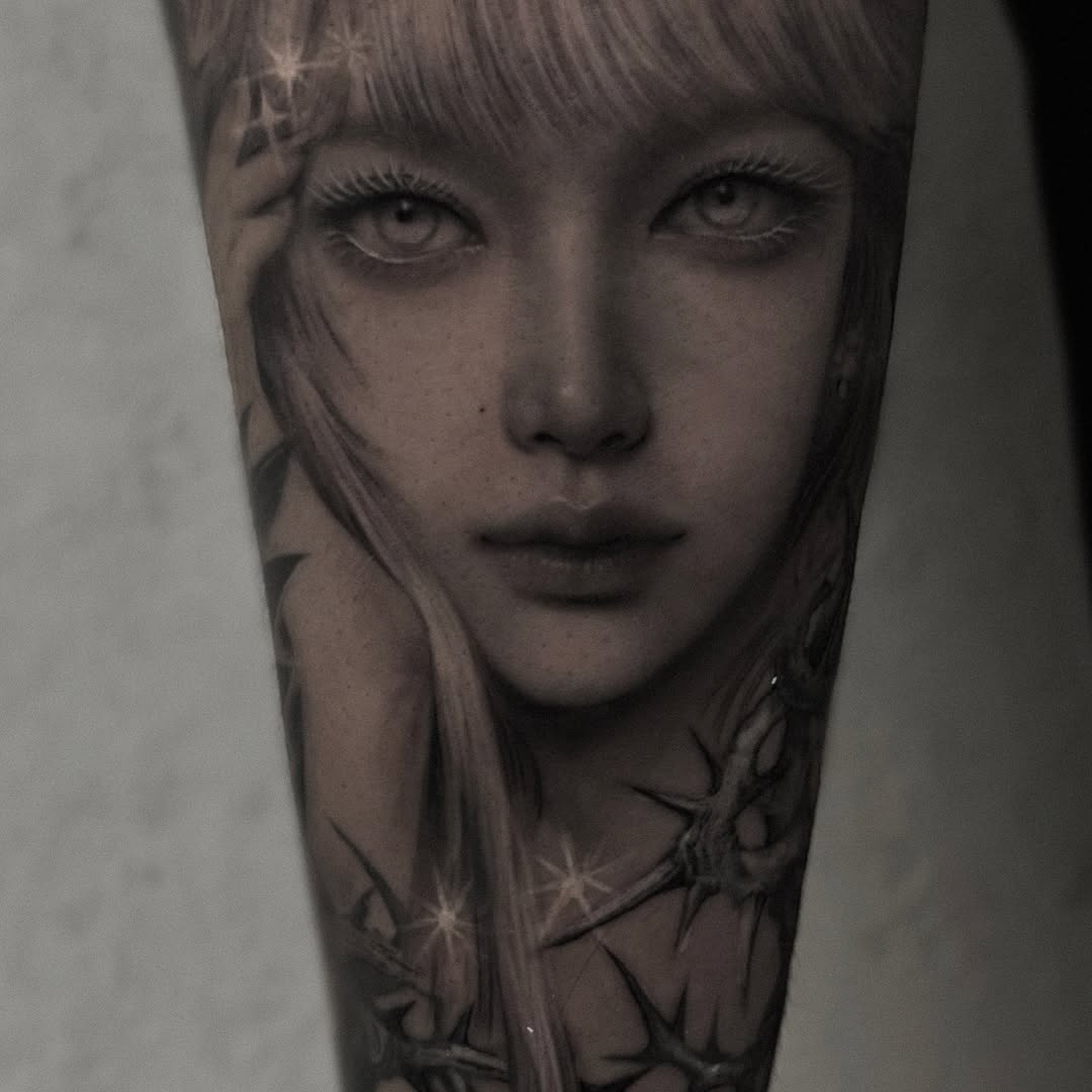 Tattoo by @tattooel_light โ realism, black_and_grey