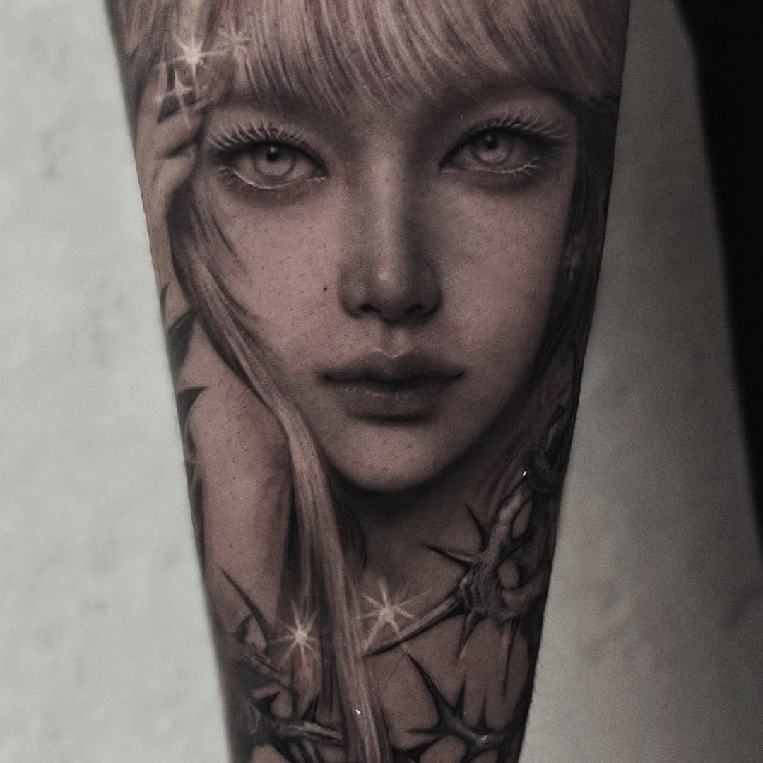 Tattoo by @tattooel_light โ realism, black_and_grey