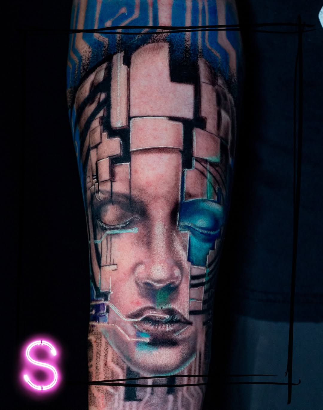 Tattoo by @mrsassy_tattoos — realism, black_and_grey