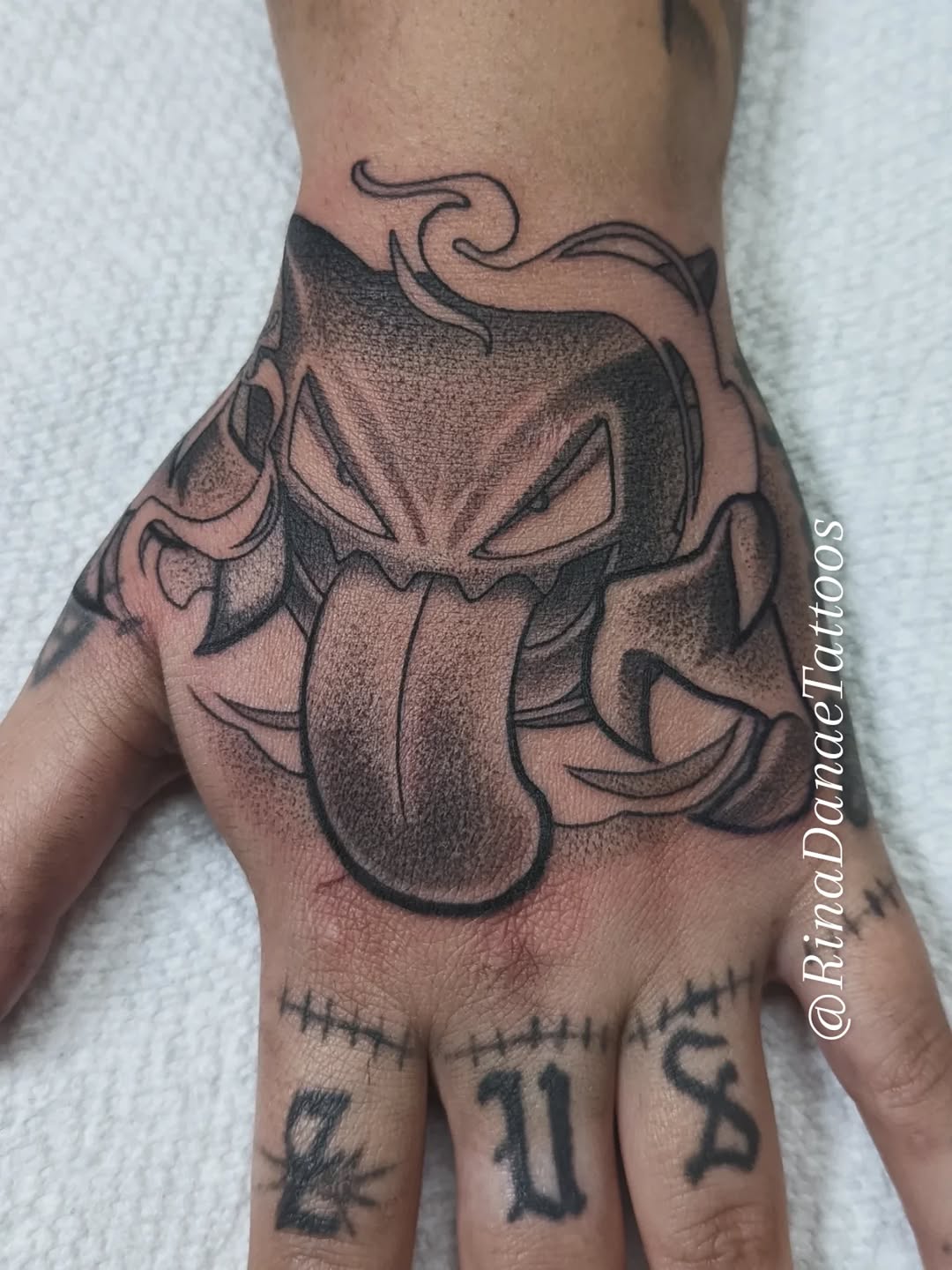 Tattoo by @rinadanae_tattoos β black_and_grey, chicano
