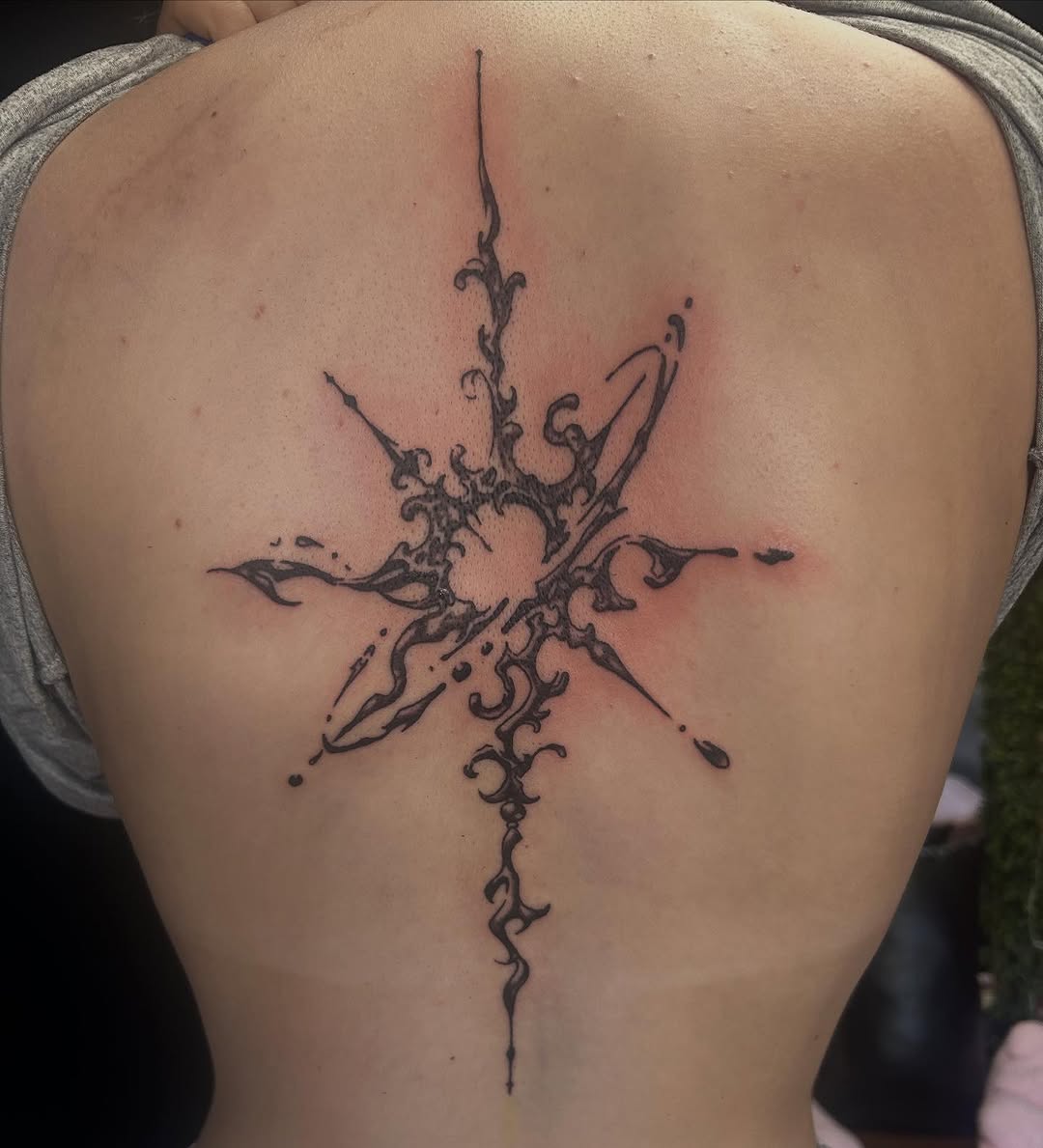 Tattoo by @emmysartemporium — blackwork, ornamental
