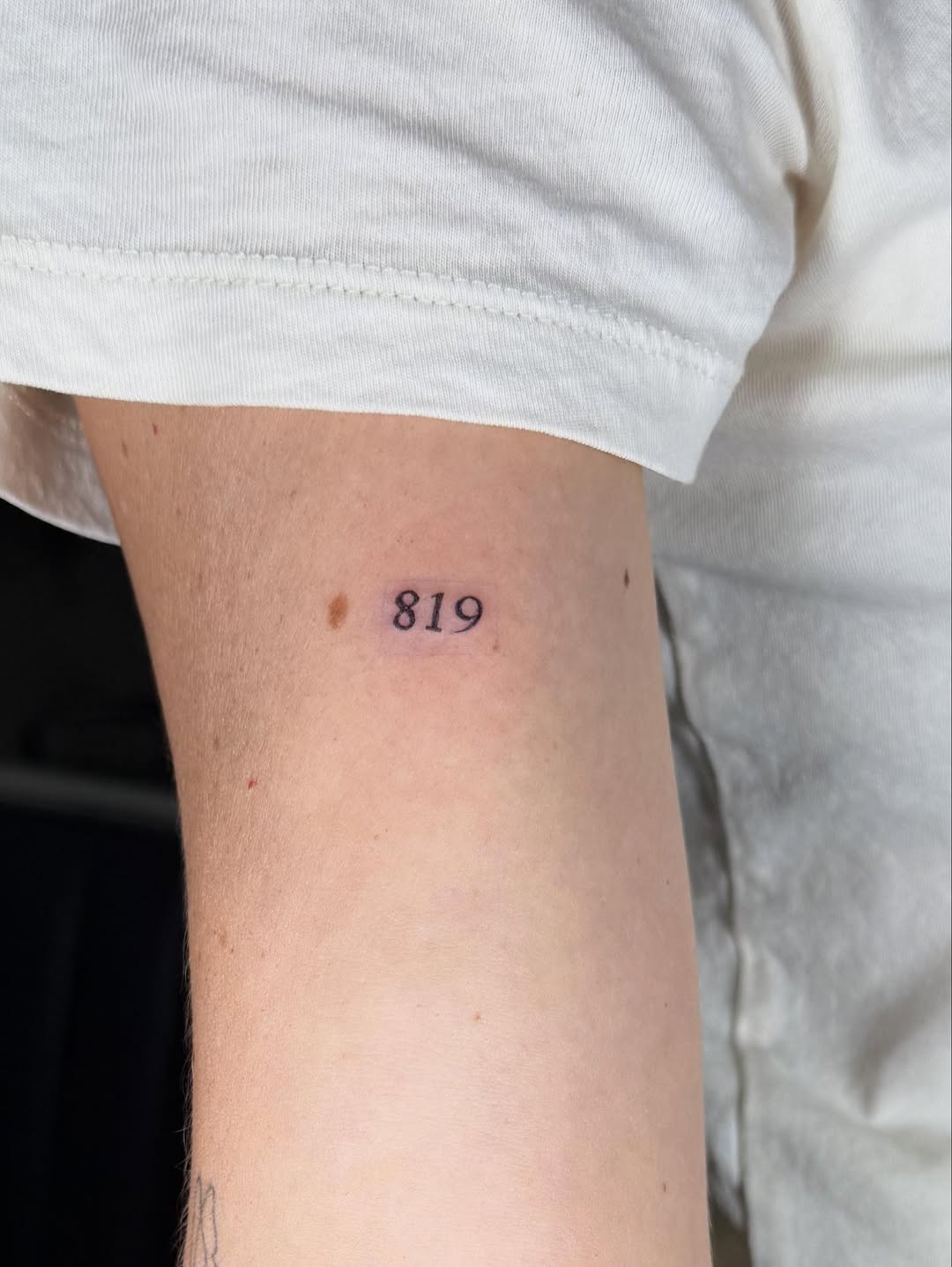 Tattoo by @jprincetattoos — lettering_script, fine_line