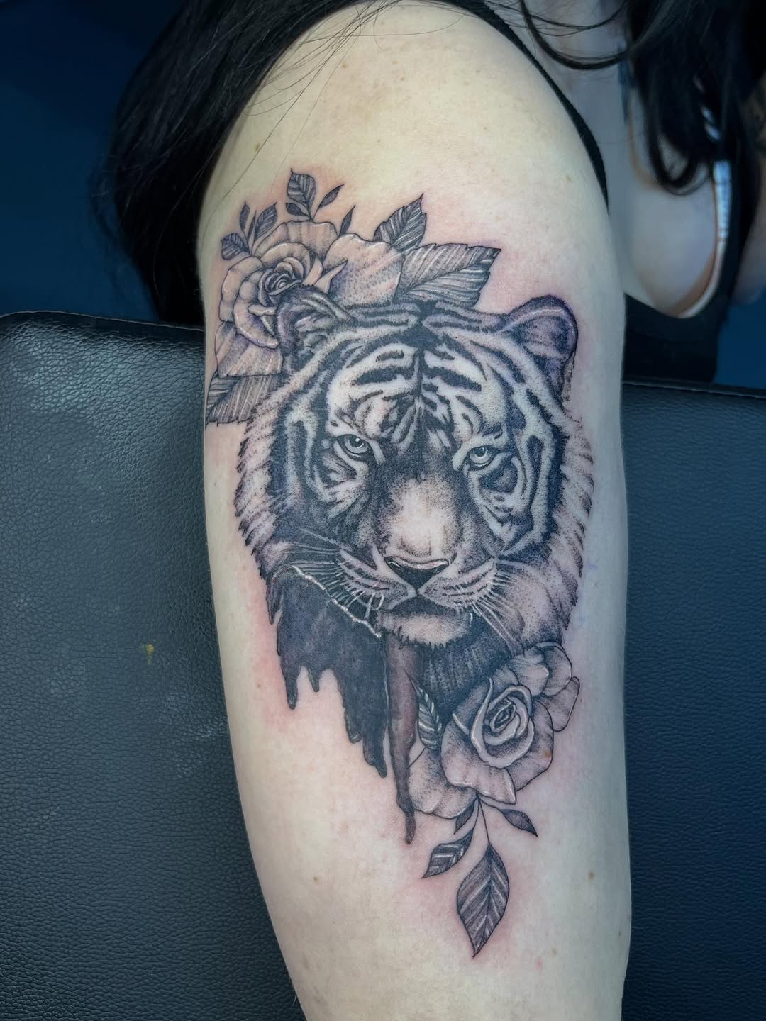 Tattoo by @jeffkaithtattoos — realism, black_and_grey