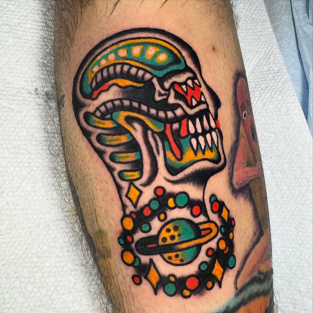 Tattoo by @emil.dz.tattoo โ american_traditional, illustrative